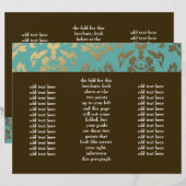 311 Ladona Damask Aqua Topazパンフレット (正面/裏面)