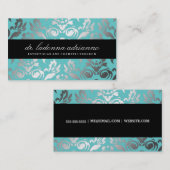 311 Ladonnaのダマスク織のトパーズ 名刺 (正面/裏面)