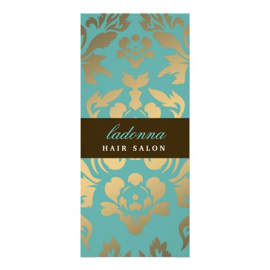 311 Ladonnaのダマスク織のブラウンのトパーズ ラックカード (正面)