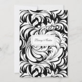 311-Lavishly Lainey Black Invitation 招待状 (正面)