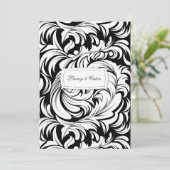 311-Lavishly Lainey Black Invitation 招待状 (スタンド正面)