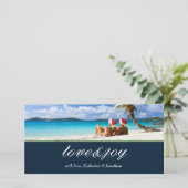 311-Love & Joyフォトカスタムネイビーブルー シーズンカード (スタンド正面)