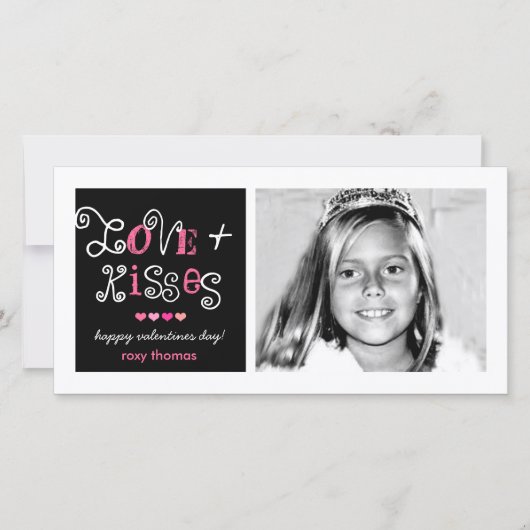 311-Love & Kisses Valentines Funky Card シーズンカード (正面)