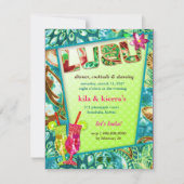 311 Lushious Luau Invitation 招待状 (正面)