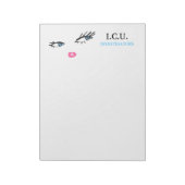 311 Private Eyes Blueメモ帳 ノートパッド (回転)