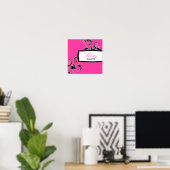 311 Roxy Pinkポスター12 x 12 ポスター (ホームオフィス)