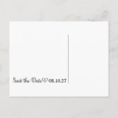 311 Save the DateフォトポストカードNavy Blue 案内ポストカード (裏面)