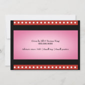 311 Senorita Bachelorette 招待状 (裏面)