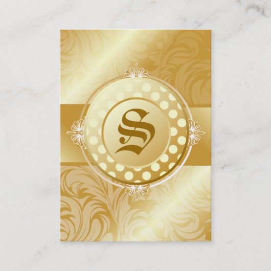 311 Superfine金砂糖のモノグラム 名刺 (正面)