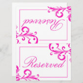 311 Swanky Swirls 予約サイン 2 招待状 (正面/裏面)