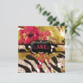 311 Tigress/シマウマのばら色のバチェロレッテ 招待状 (スタンド正面)