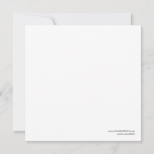 311 Valedictorian Inspirational Quote Graduation 案内状 (裏面)