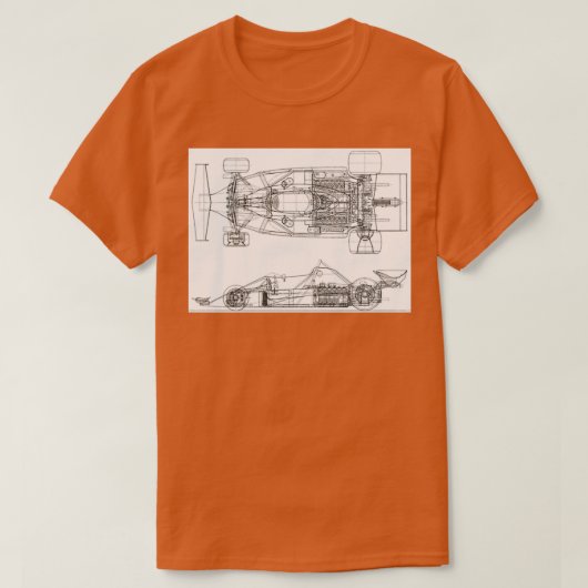 312T2 1976 Niki Blueprint Tシャツ (デザイン正面)