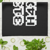 31337 H4X0R キッチンタオル (折り畳み)