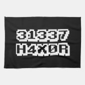31337 H4X0R キッチンタオル (横)
