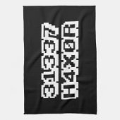 31337 H4X0R キッチンタオル (縦)