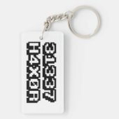 31337 H4X0R キーホルダー (裏面)