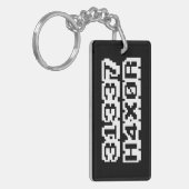 31337 H4X0R キーホルダー (正面左)