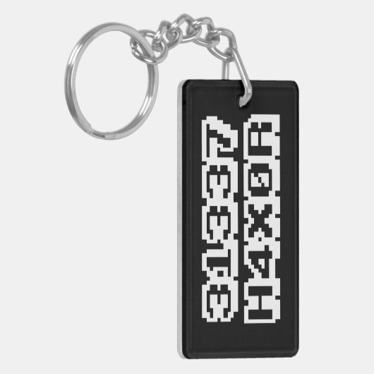 31337 H4X0R キーホルダー (正面左)