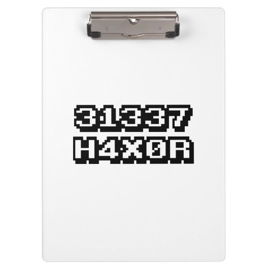 31337 H4X0R クリップボード (正面)
