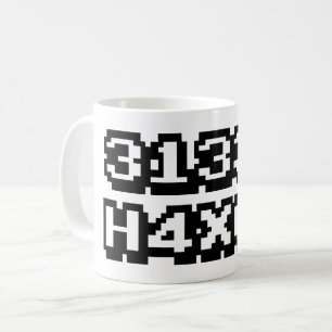 31337 H4X0R コーヒーマグカップ