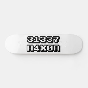 31337 H4X0R スケートボード