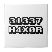 31337 H4X0R タイル (正面)