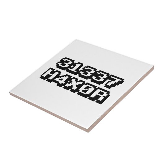 31337 H4X0R タイル (側面)