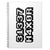 31337 H4X0R ノートブック (正面)