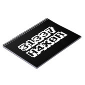 31337 H4X0R ノートブック (左側)