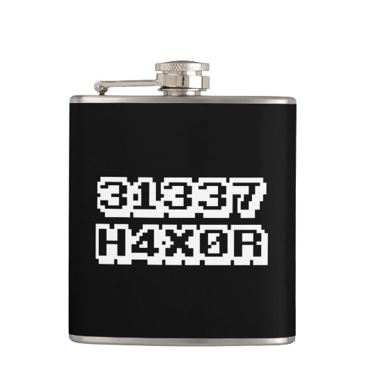 31337 H4X0R フラスク (正面)