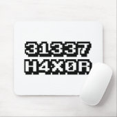 31337 H4X0R マウスパッド (マウス)