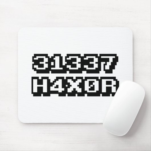 31337 H4X0R マウスパッド (マウス)