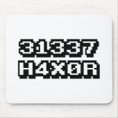 31337 H4X0R マウスパッド (正面)