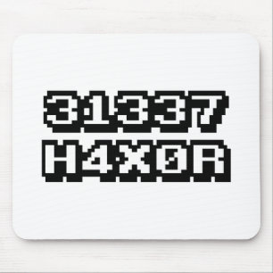 31337 H4X0R マウスパッド