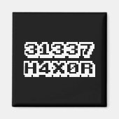 31337 H4X0R マグネット (正面)