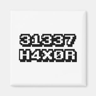31337 H4X0R マグネット