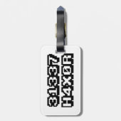 31337 H4X0R ラゲッジタグ (裏面縦)