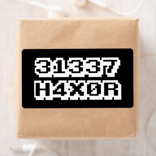 31337 H4X0R ラベル (インサイチュ)