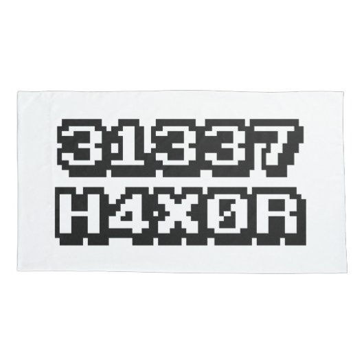 31337 H4X0R 枕カバー (裏面-左)