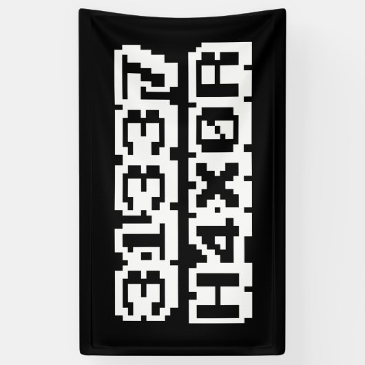 31337 H4X0R 横断幕 (縦)