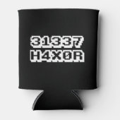 31337 H4X0R 缶クーラー (正面)