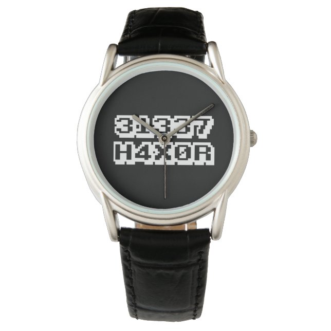 31337 H4X0R 腕時計 (正面)