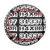 31337 H4X0R 野球ボール (正面左)