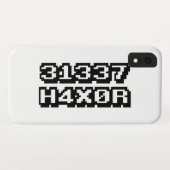 31337 H4X0R Case-Mate iPhoneケース (裏面(横))