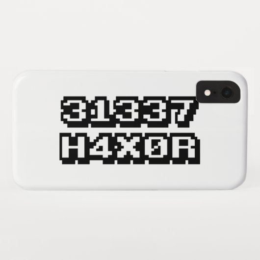 31337 H4X0R Case-Mate iPhoneケース (裏面(横))