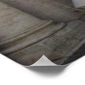 〒315-2204ローマのコンスタンティンの巨像 ポスター (角)