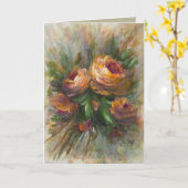 315 Roses 5 x 7" カード (黄色い花)