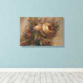 315 Roses Op3 キャンバスプリント (インサイチュ (ウッドフロア))
