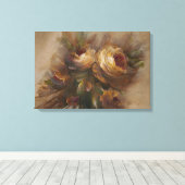 315 Roses Op3 16" x 24" キャンバスプリント (インサイチュ (ウッドフロア))